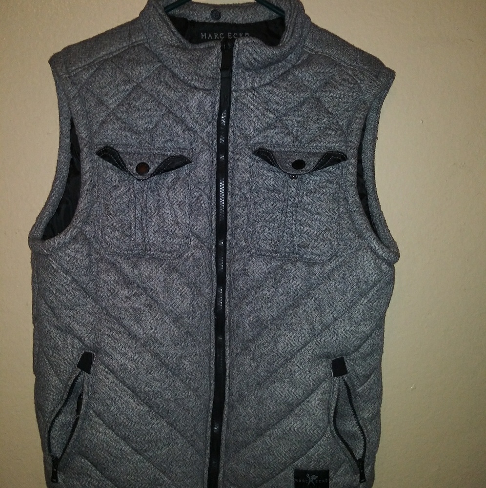 Marc Ecko Grey and Black Vest